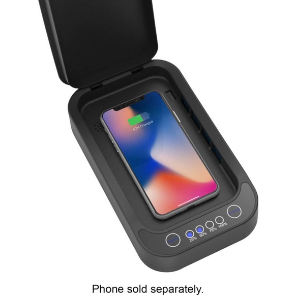 Bracketron - PwrUp Clean Wireless Phone Charger and Sanitizer for Mobile Phones - Picture 3 of 8